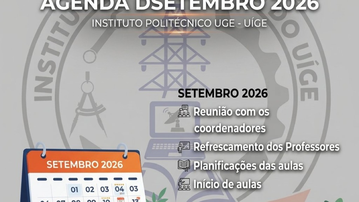 PLANO DE ACTIVIDADES INERENTE AO MÊS DE SETEMBRO DE 2026